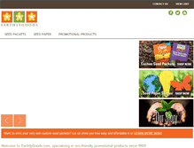 Tablet Screenshot of earthlygoods.com